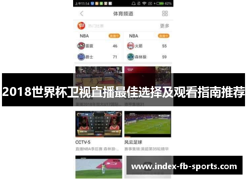 2018世界杯卫视直播最佳选择及观看指南推荐 2018世界杯卫视直播最佳选择及观看指南推荐