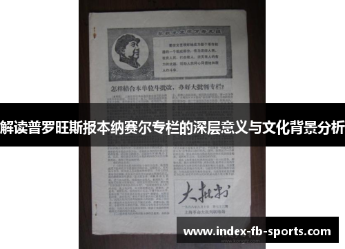 解读普罗旺斯报本纳赛尔专栏的深层意义与文化背景分析